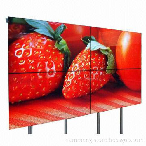 4K resolution 3,840 x 2,160p 46-inch narrow bezel lcd video wall with 5.3mm gap